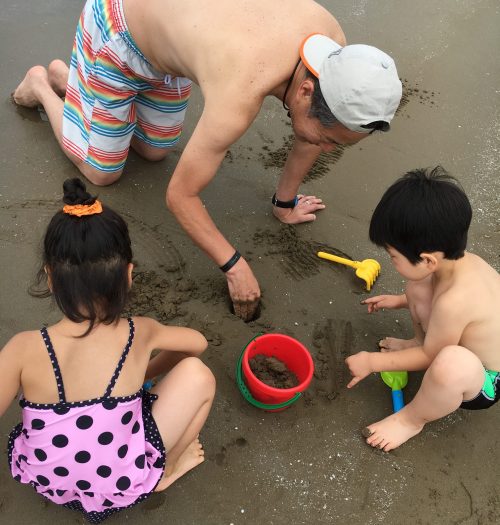 幼児海水浴2017